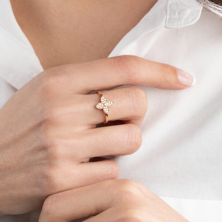 0,12 ct Pırlanta Yüzük 5P6384