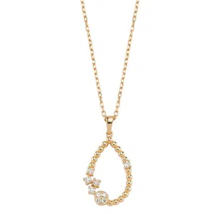 0,13 ct Pırlanta Kolye