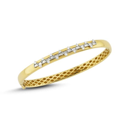 0,40 ct Pırlanta Kelepçe Bileklik