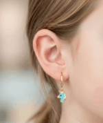 SALLANTILI UNİCORN FİGÜRLÜ KÜPE - Görsel 2