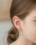 MİNELİ TAÇ FİGÜRLÜ KÜPE - Görsel 2