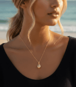 DENİZ KABUGU KOLYE - Görsel 2