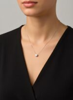 MİNİMALİST TAŞLI KOLYE - Görsel 2