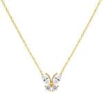 MARKİZ TAŞLI KELEBEK KOLYE