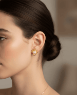 İNCİ DETAYLI DENİZ KABUĞU KÜPE - Görsel 2