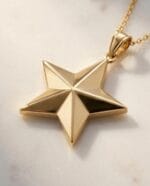 MİNİMAL YILDIZ KOLYE UCU - Görsel 2