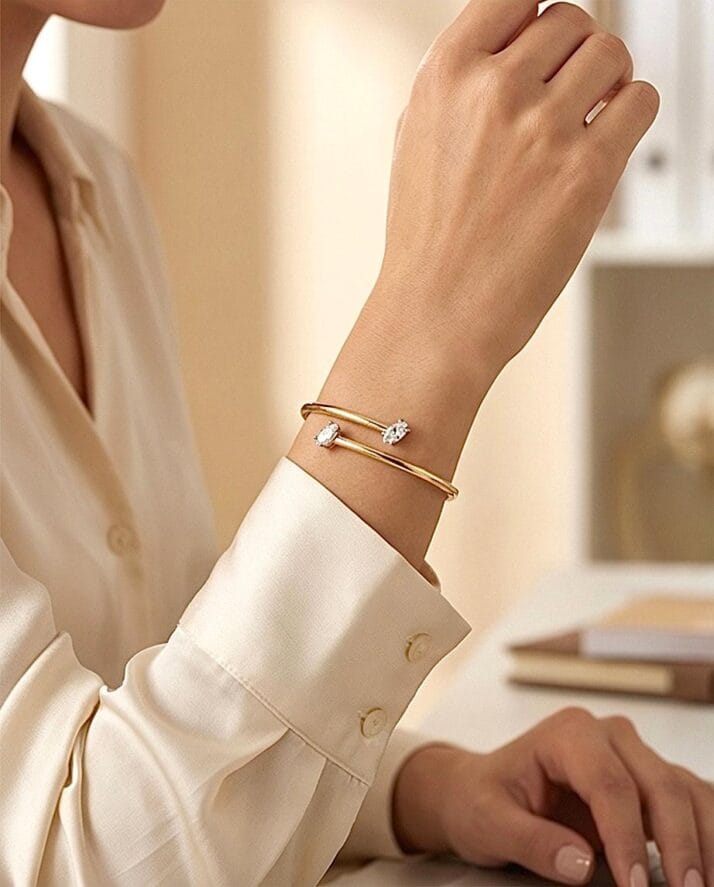 MARKİZ TAŞLI SARMA KELEPÇE - Görsel 2