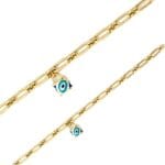 CETAŞ NAZAR KİLİTLİ ZİNCİR BİLEKLİK