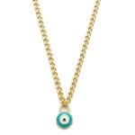 CETAŞ NAZAR KİLİTLİ GURMET KOLYE