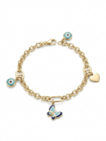 CETAŞ ETERNA KELEBEK FİGÜRLÜ ALTIN BİLEKLİK