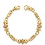 CETAŞ ALTIN İŞLEMELİ TAŞ DETAYLI BİLEKLİK