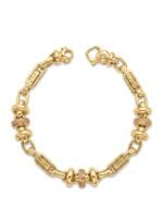 CETAŞ ALTIN İŞLEMELİ TAŞ DETAYLI BİLEKLİK