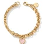 CETAŞ PEMBE KUVARSLI ALTIN BİLEKLİK