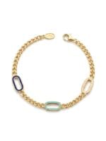 CETAŞ MİNELİ OVAL FORM ALTIN BİLEKLİK