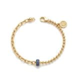 CETAŞ LACİVERT TAŞLI SİLİNDİR ALTIN BİLEKLİK