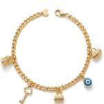 CETAŞ ÇOKLU FİGÜRLÜ ALTIN BİLEKLİK