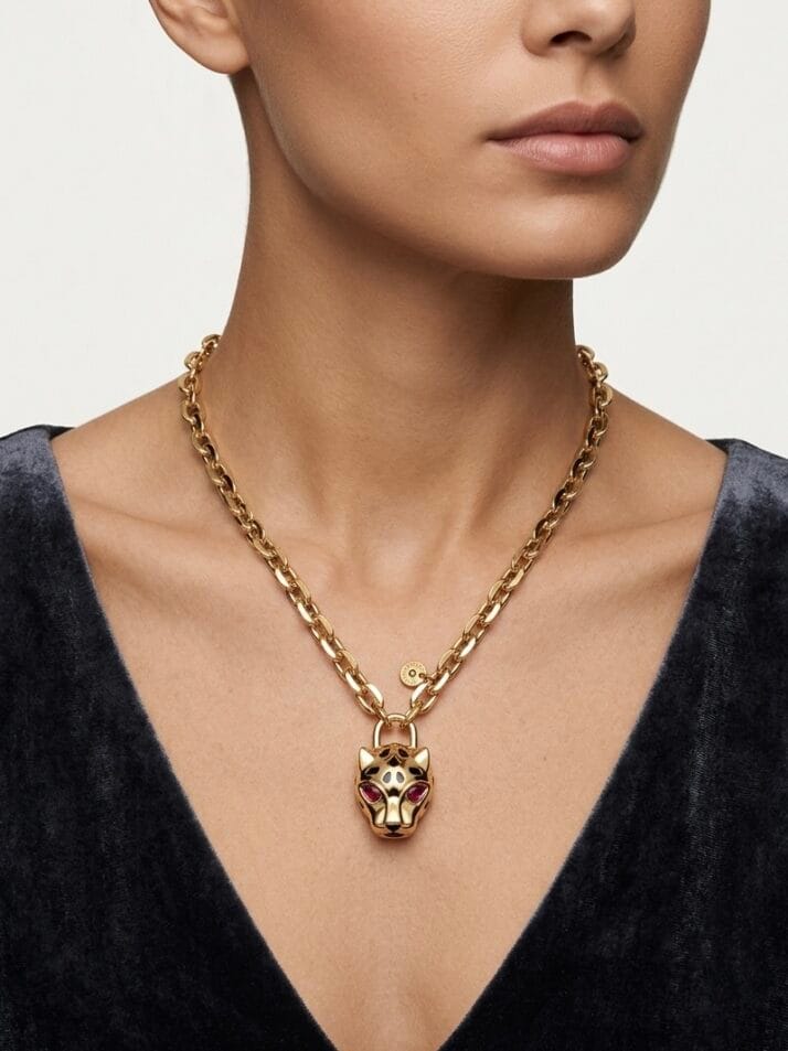 CETAŞ ASLAN KİLİT DİLEK ALTIN KOLYE - Görsel 2