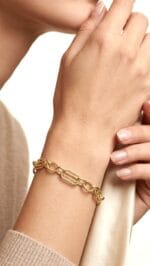 TEKSTÜRLÜ ALTIN BİLEKLİK - Görsel 2