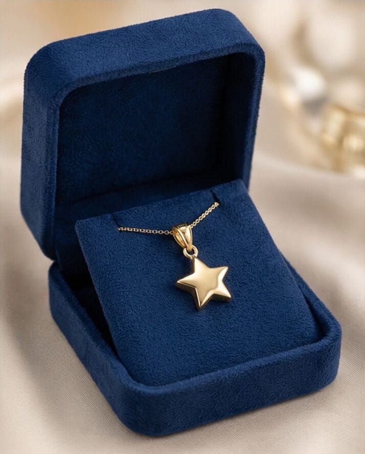 MİNİMAL YILDIZ KOLYE UCU - Görsel 2