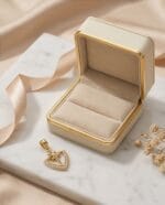 ALTIN TAŞLI KALKAN KOLYE UCU - Görsel 4