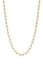 MODERN GEOMETRİK ALTIN ZİNCİR KOLYE