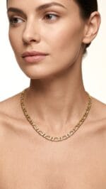 KLASİK FİGARO ZİNCİR KOLYE - Görsel 2