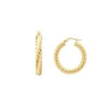 TWİST HALKA ALTIN KÜPE