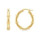 BOĞUM DETAYLI ALTIN KÜPE