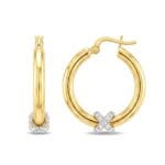 ZİRKON TAŞLI ALTIN KÜPE