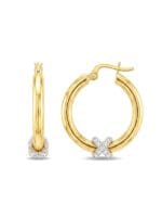 ZİRKON TAŞLI ALTIN KÜPE