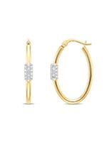 SIRA TAŞ DETAYLI ALTIN KÜPE