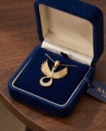 SONSUZLUK FORMLU ANKA KUŞU ALTIN KOLYE UCU - Görsel 2