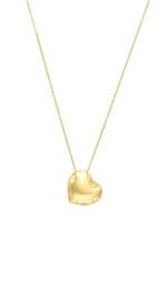 BOMBELİ MİNİMALİST KALP FİGÜRLÜ ALTIN KOLYE