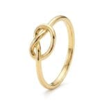 MİNİMALİST AŞK DÜĞÜMÜ ALTIN YÜZÜK