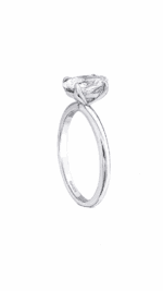 1,00 CT OVAL TEKTAŞ PIRLANTA YÜZÜK - Görsel 2