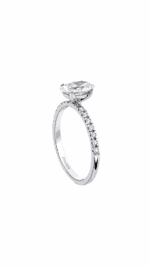 0,85 CT OVAL TEKTAŞ PIRLANTA YÜZÜK - Görsel 2