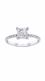 1.11 CT PRENSES TEKTAŞ PIRLANTA YÜZÜK