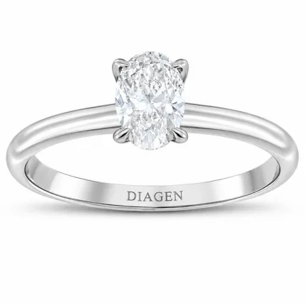 0.70 CT OVAL TEKTAŞ PIRLANTA YÜZÜK