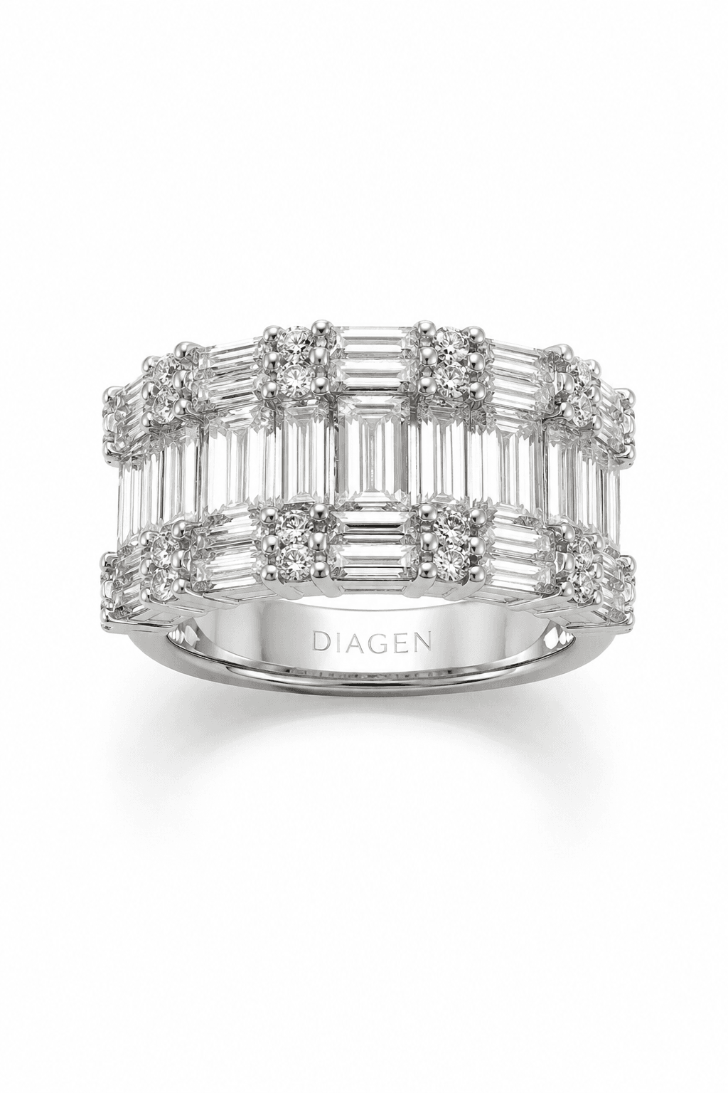 IMG_2583 0.41 0.94 1.06 0.45 0.75 CT BAGET PIRLANTA YÜZÜK - Görsel 1