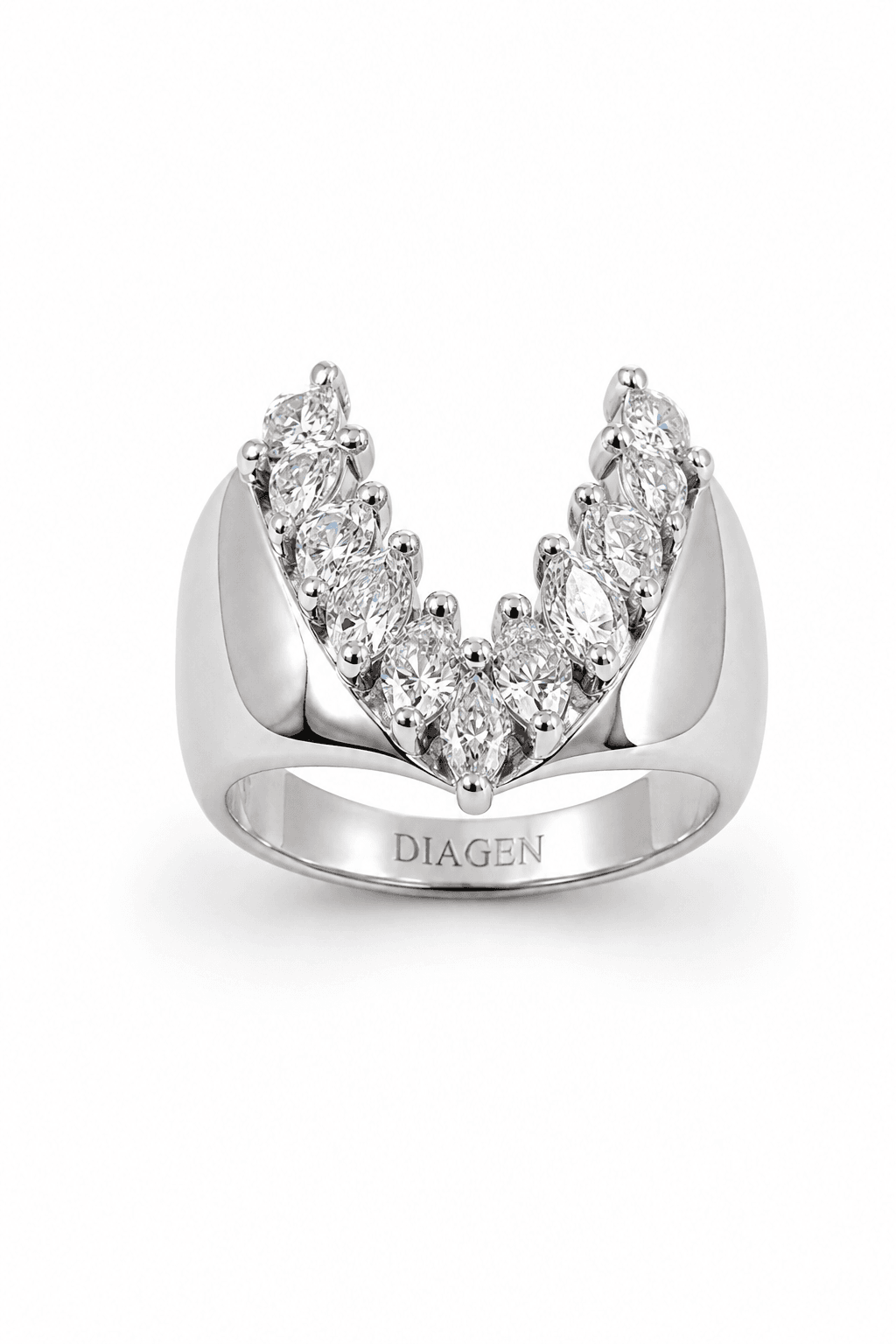 IMG_2587 1.54 CT MARKİZ TAŞLI PIRLANTA YÜZÜK - Görsel 1